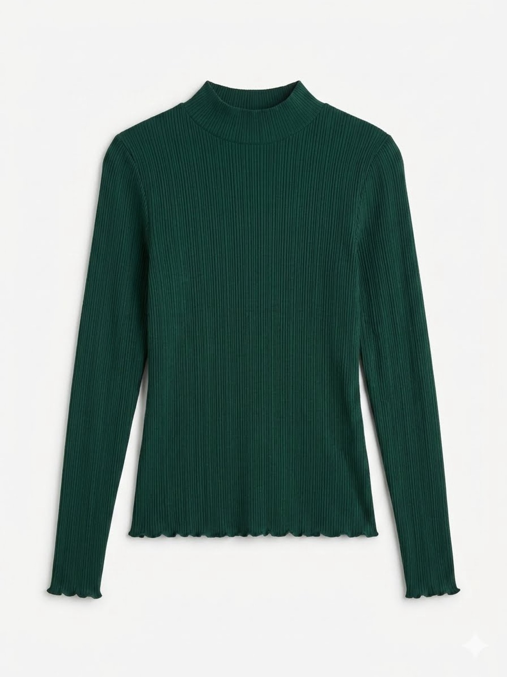 ☕️H&M emerald green mock neck